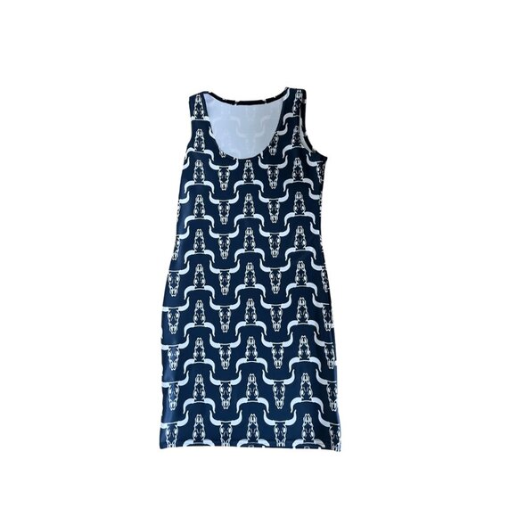 Farm Chic Boutique Longhorn Bodycon Dress Small - Picture 1 of 2